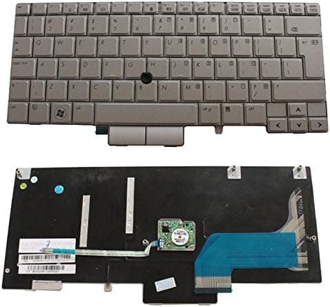 Replacement Laptop Keyboard For HP Elitebook 2760P 649756-001 MP-09B63US64421, US Layout Gray Color