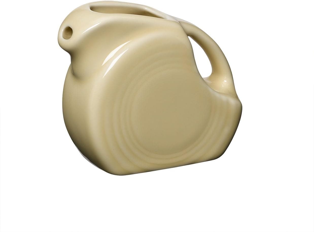 Fiesta 5-Ounce Mini Disk Pitcher, Ivory