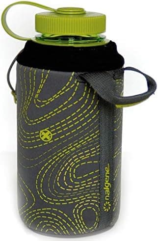 Nalgene Water Bottle Sleeve 32oz Gray & Green Neoprene Insulated W/M (2-Pack)