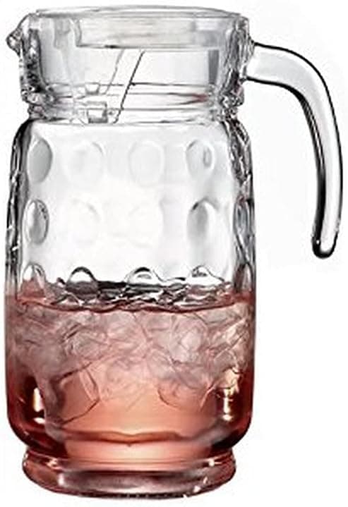 Style Setter Provence Glass Pitcher with Lid, Clear