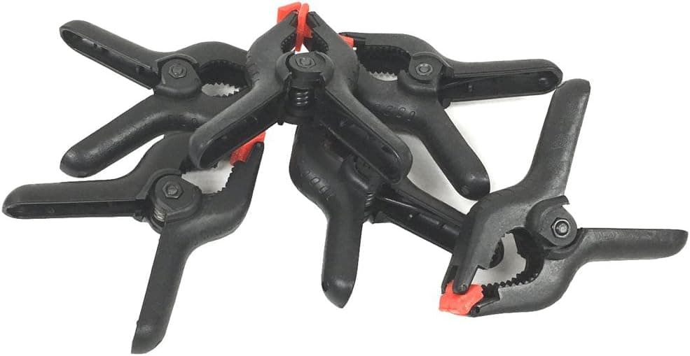 UI PRO TOOLS 4 Inch Small Nylon Plastic Spring Clamps (6PC)