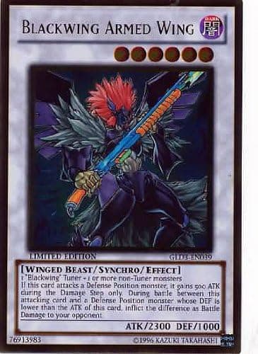 Yu-Gi-Oh! - Blackwing Armed Wing (GLD3-EN039) - Gold Series 3 - Limited Edition - Ultra Rare