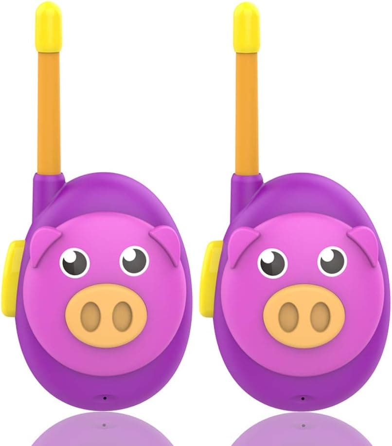 HUNICOM Kids Walkie Talkies, Children Toy Walkie Talkies for Kids, Two Way Radios Easy to Use Kid Walkie Talkie, Best Gifts Walky Talky Toys for Boys and Girls, 2 Pack