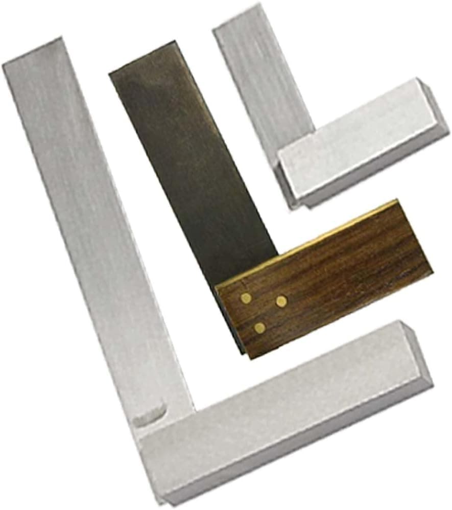 ToolUSA Deluxe Trio Of 2", 4" & 6" Machinist Squares: KIT-TJ4404W