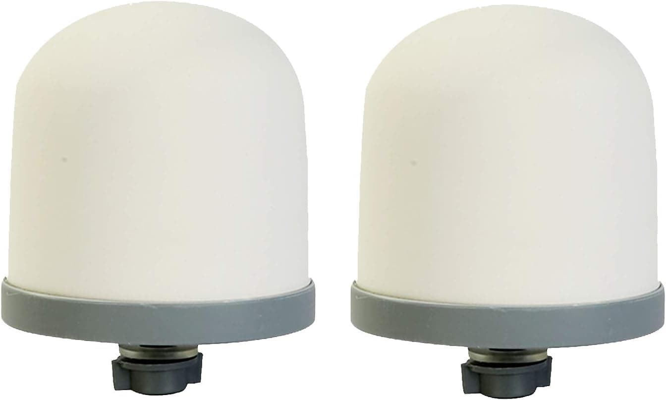 HUI NING Replacement Ceramic Dome Water Filter for Countertop,Household Water Bucket, Water Cooler Filtration Systems Water Pitcher (2 pieces)…