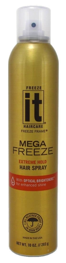 Freeze It, Mega Freeze Hair Spray, 10.oz Pack 3