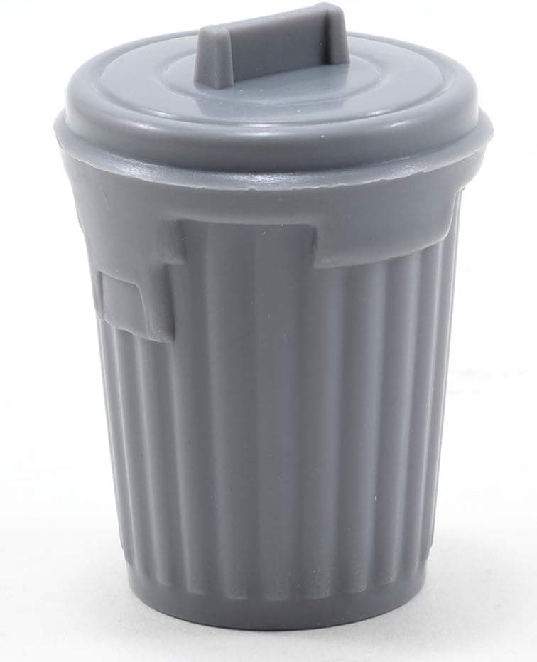Melody Jane Dollhouse Dustbin Bin Trash Can Miniature Garage Shop Garden Accessory