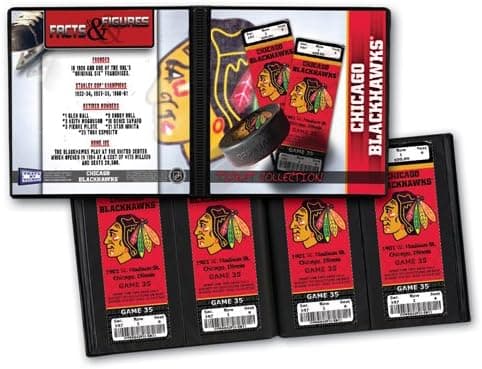 NHL Racks/Futons Ticket Album