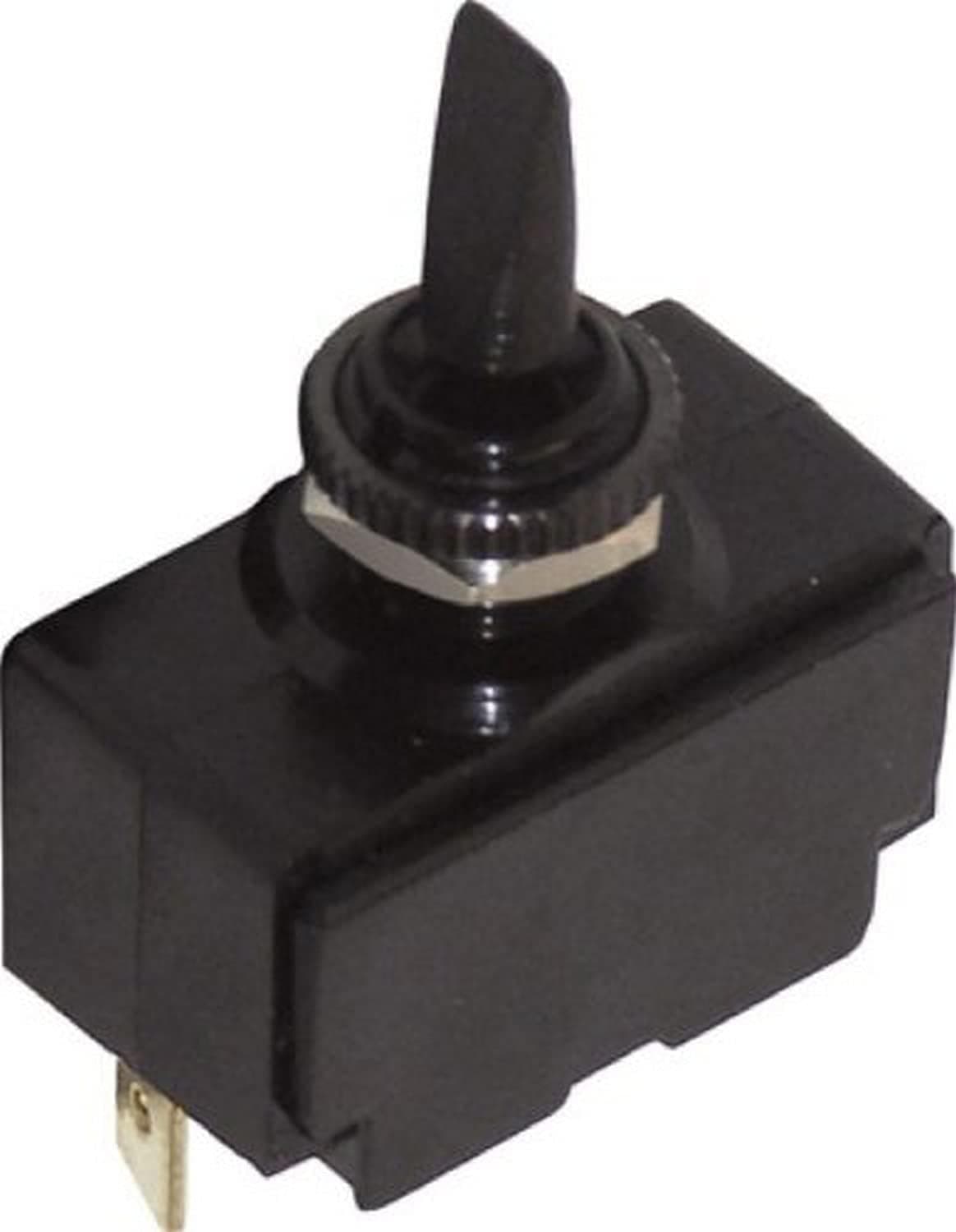Black Finger Lever Toggle Switch