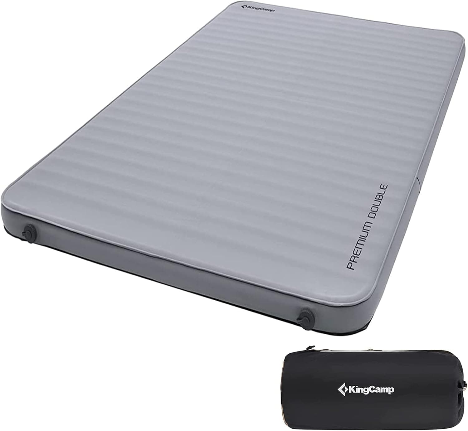 KingCamp Luxury 3D Self-Inflating Sleeping Pad,9.5 R-Value Double Camping Mattress,Thick Foam Sleeping Pad 2 Person Outdoors Air Camping Mat,79" 1x 50.3"x 3.0"