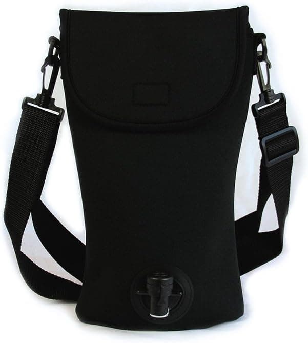 AstroChill Wine Tote - Neoprene Wine Bag - Bag-In-Box Wine Cooler - Wine On-The-Go - Great For Picnics, Beaches, Concerts & More (inner wine bladder sold separately)