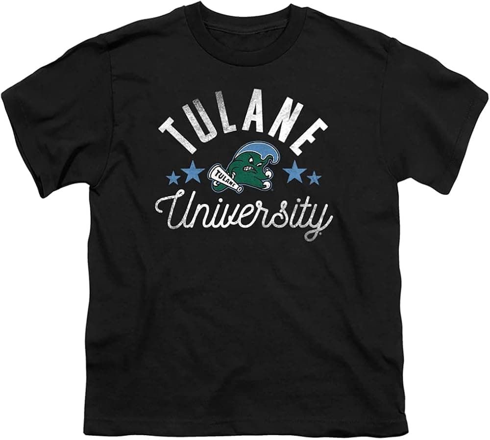 Tulane University Official Green Wave Unisex Youth T Shirt