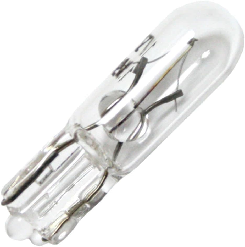 Eiko 2721 12V .1A T1-1/2 Sub Miniature Wedge Base Halogen Bulbs