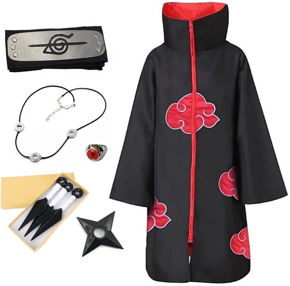 XSKJY Anime Cosplay Halloween Cloak Cosplay Costume Robe with Headband and Ring Cosplay Embroidery Uniform