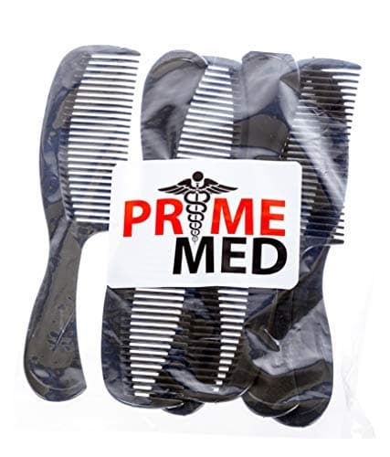 All Purpose Wide-Tooth Comb with 6.5" Travel-Size Handle (Bag of 6)