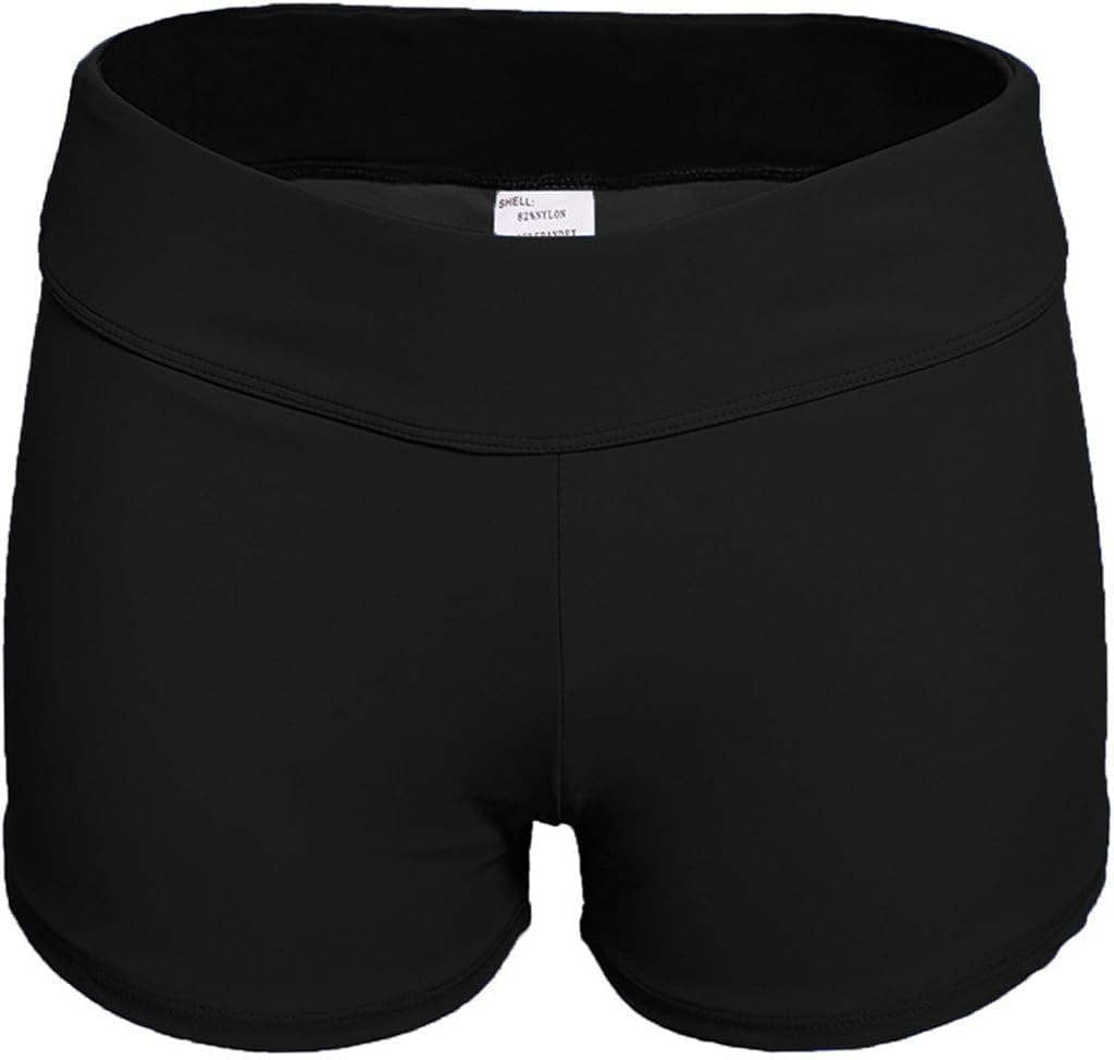 Micosuza Womens Swim Boyshorts Bikini Bottom Boardshorts Mini Short Beachwear