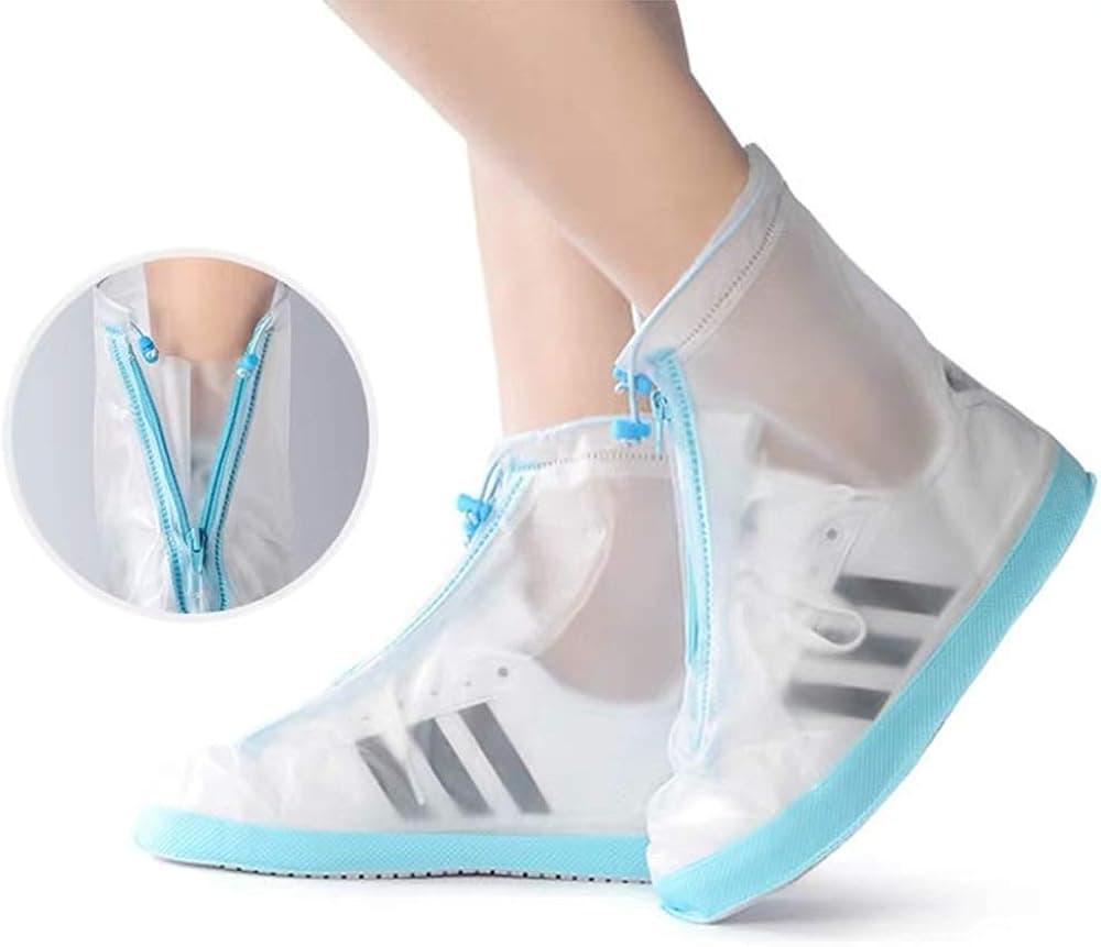 Waterproof Shoe Covers, Rain Snow Boot Covers, Thickened and Non-Slip Shoes Covers, Women and Men Cycling Shoe Covers, Galoshes for Women Men Kids