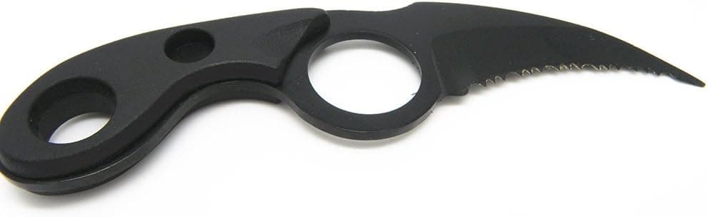G-JMD Stainless Steel EDC Camping Defense Bear Claw Knife Outdoor Knives with Free Pocket