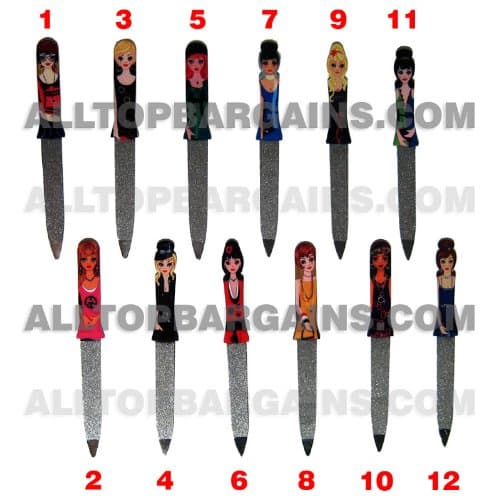 New Uptown Girlz Nail File Professional Manicure Girl !