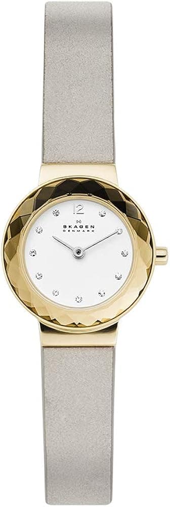 Skagen Women's Leonora Two-Hand Gold-Tone Stainless Steel Watch SKW2778