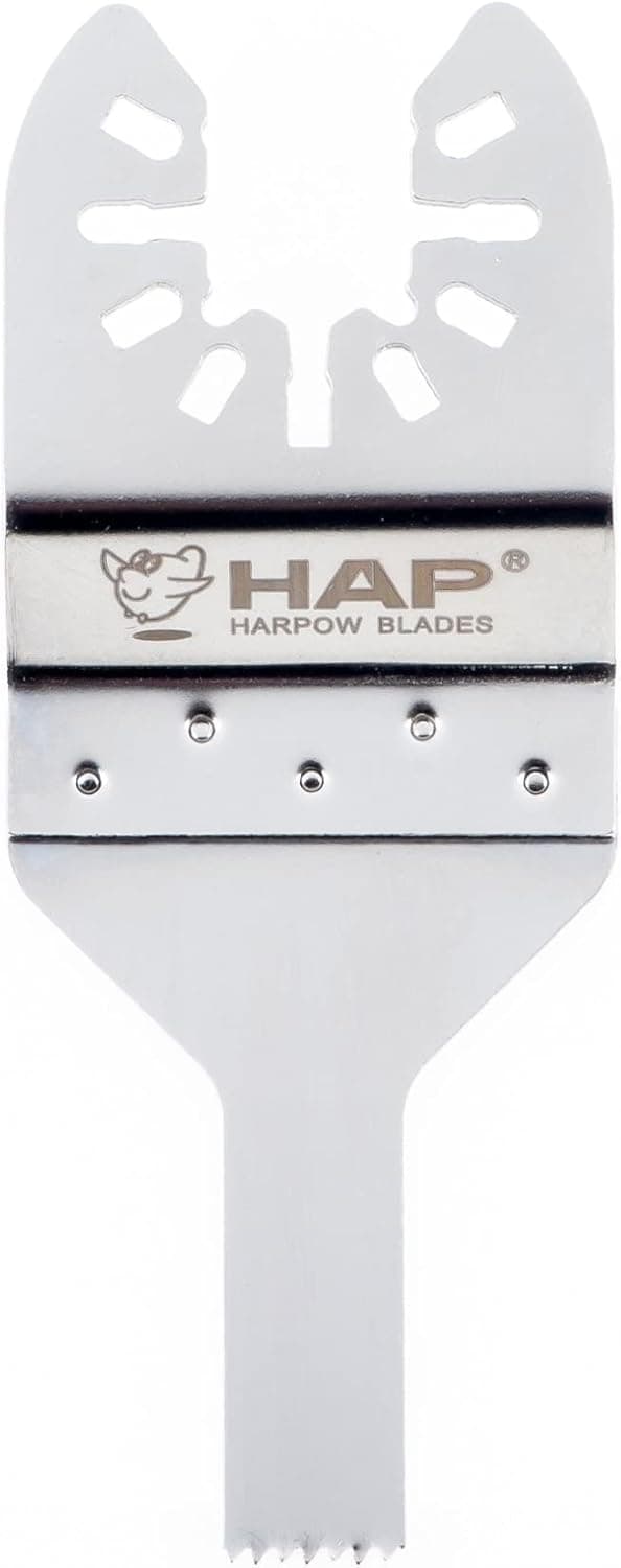 Harpow 5 Pieces 10mm stainless steel quick cut saw blades, oscillating tool blades,multitool blades, fits Fein Bosch Craftsman
