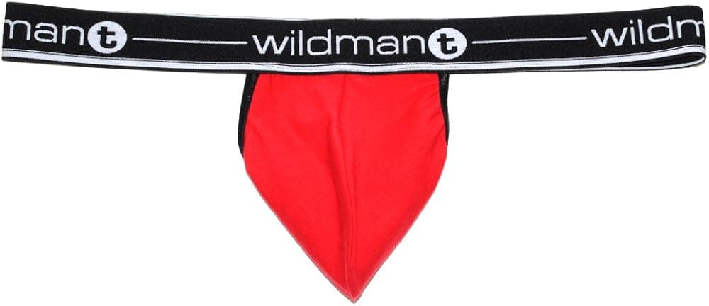 Wildmant Men's Big Boy Pouch Strapless Jock Strap