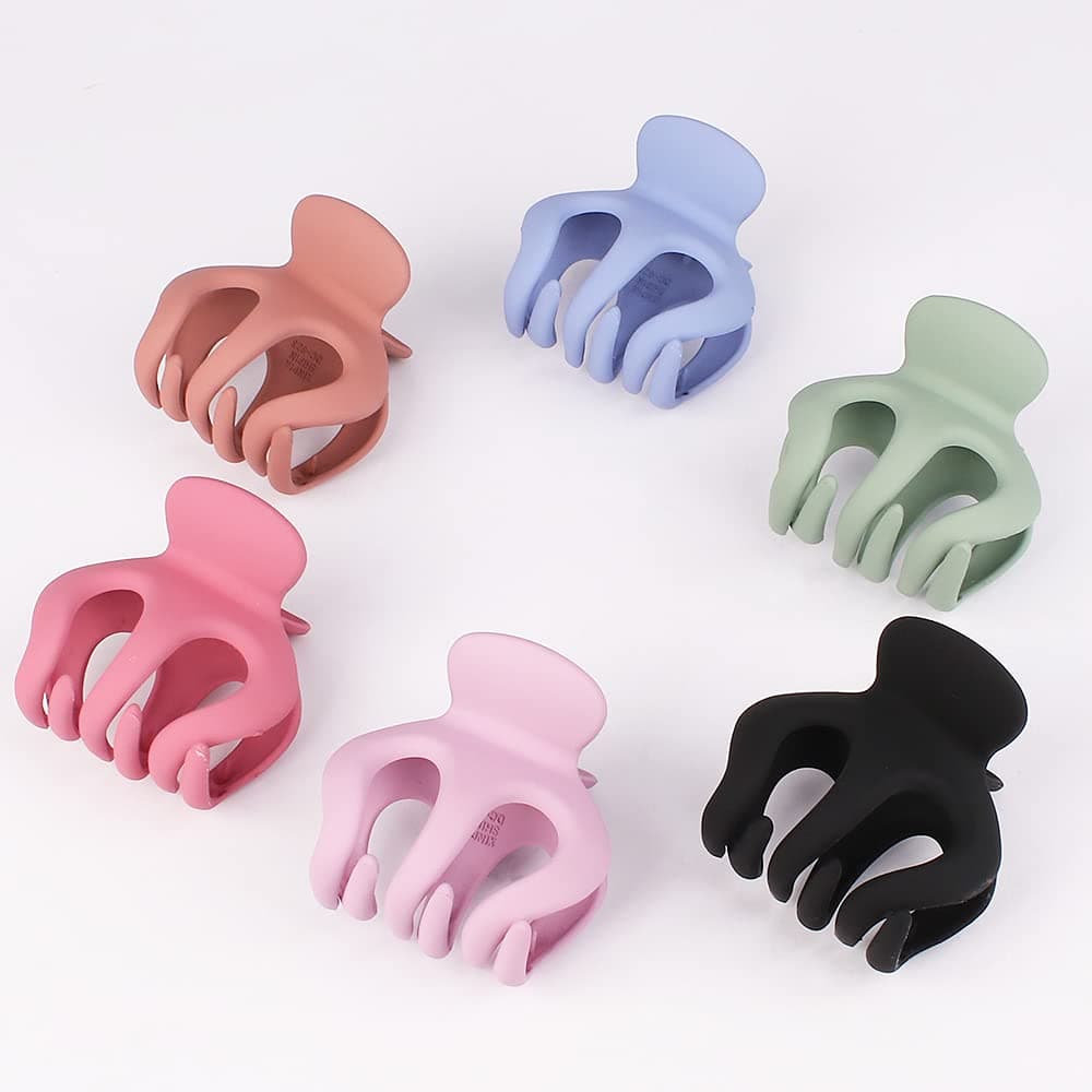 Canitor Hair Claw Clips for Thick Hair 6Pcs Lagre Hair Clips Big Hair Claw Cute Hair Clips Strong Hold Hair Non-slip Hair Clips for Women Hair Accessories for Women Thick Hair Clips