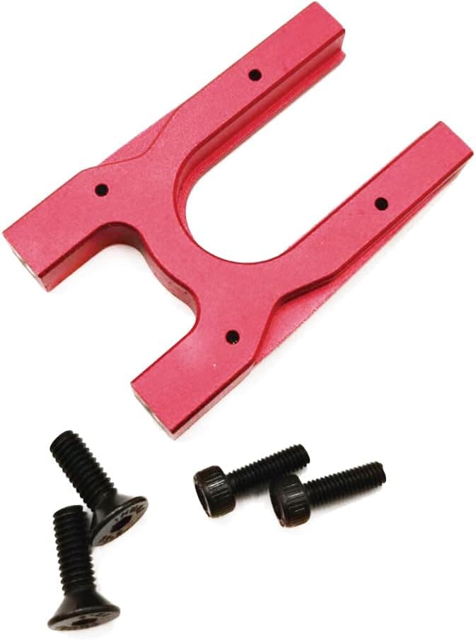Alloy Center Diff Mount for Arrma Typhon 6S BLX Kraton 6S BLX Mojave 6S BLX Outcast 6S BLX Felony 6S BLX Talion 6S BLX Upgrade Parts (Red)