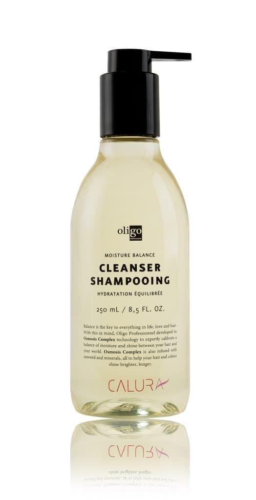 Oligo Professionnel Calura Moisture Balance Cleanser Shampooing | Clarifying Shampoo for Men and Women | Paraben Free Moisture Shampoo for Oily Hair with Osmosis Complex Technology, (8.5 Oz)