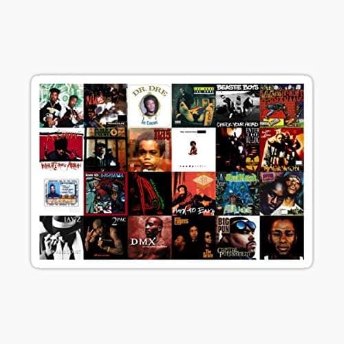 90's Hip Hop Sticker - Sticker Graphic - Auto, Wall, Laptop, Cell, Truck Sticker for Windows, Cars, Trucks
