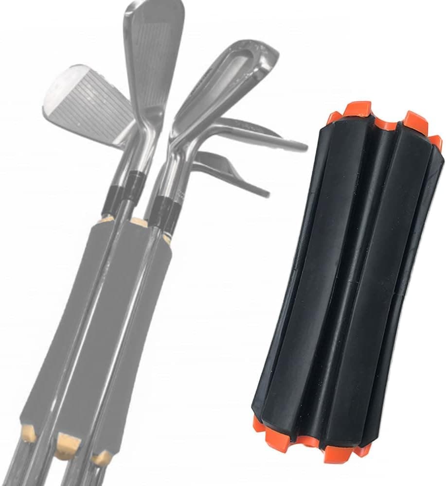 Silo Golf Club Carrier - Portable Training Course Organizer Rod Locking Accessories for Holding Up to 6 Clubs and 3 tees