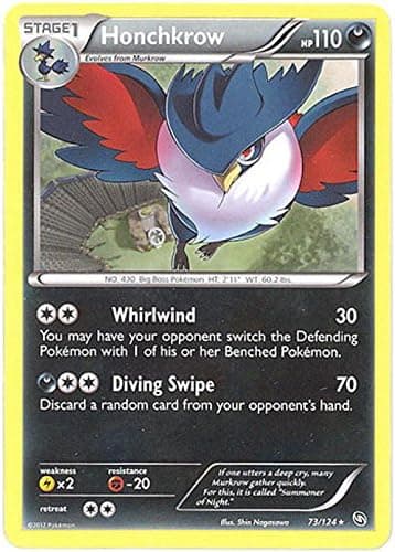 Pokemon - Honchkrow (73) - BW - Dragons Exalted