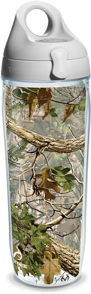 Tervis Xtra Green Knockout Water Bottle, 24 oz, Clear -