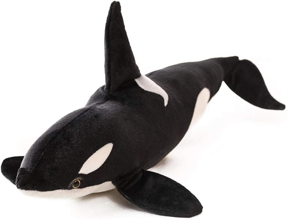 Orca Stuffed Animal, Sea Animals Orca Whale Plush Toys Gifts for Kids 29.5"