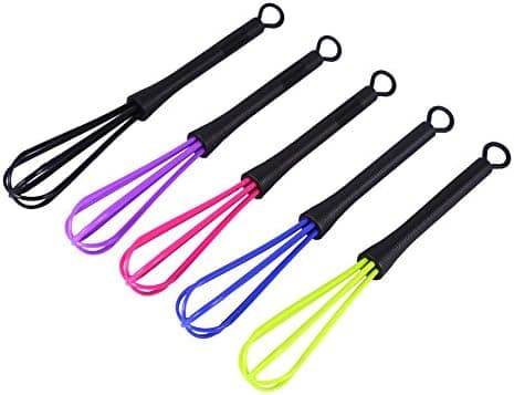 Whisk Set Wisk Kitchen Tool, 5Pcs Kitchen Utensils Wire Whisk Barber Hairdressing Hair Color Dye Cream Whisk