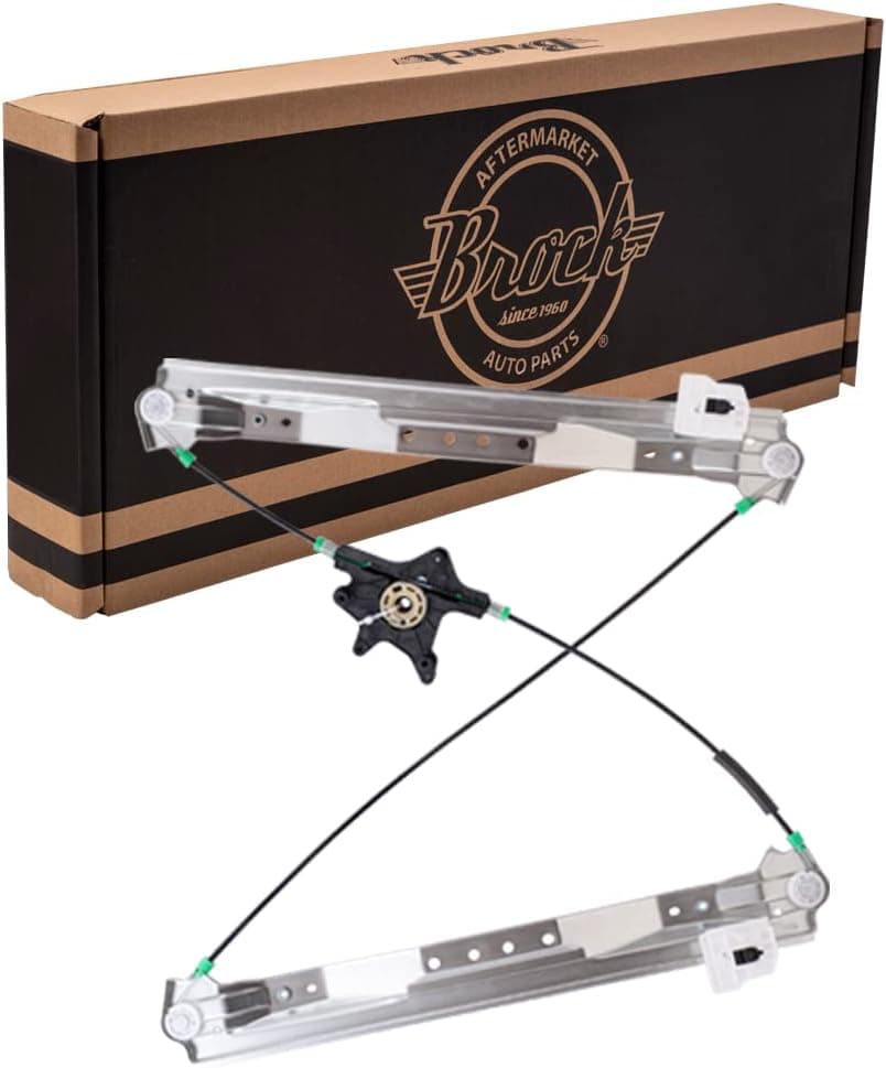 Brock Replacement Drivers Front Power Window Regulator Compatible with 08-18 Grand Caravan 08-16 Town & Country 68030655AA