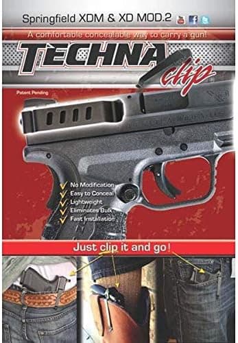 Techna Clip XDMBR Gun Belt Clip – Springfield Mod.2™or XDM, Right Side
