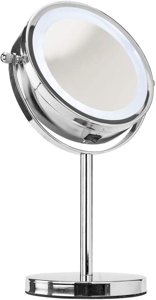 LED Light Magnifying Dual-Sided Vanity Mirror - Southern Homewares - Makeup / Cosmetic Mirror for Bedroom and Bathroom