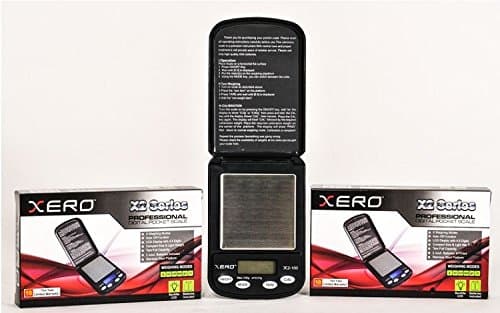 XERO X2 Elite Digital Pocket Scale 100 x 0.01g, with Back-lit LCD Display, Mini Digital Weighing Scale 100g for Jewelry Coins Reload and Kitchen Scale