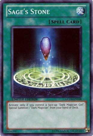 Yu-Gi-Oh! - Sage's Stone GLD4-EN038 Common Gold Series 4
