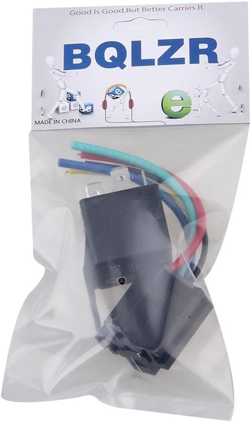 BQLZR Waterproof 12V 40A Car Auto Automotive Relay & Socket 4 Wire Harness