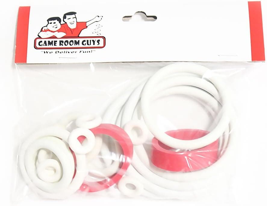 Game Room Guys Bally Night Rider Pinball White Rubber Ring Kit