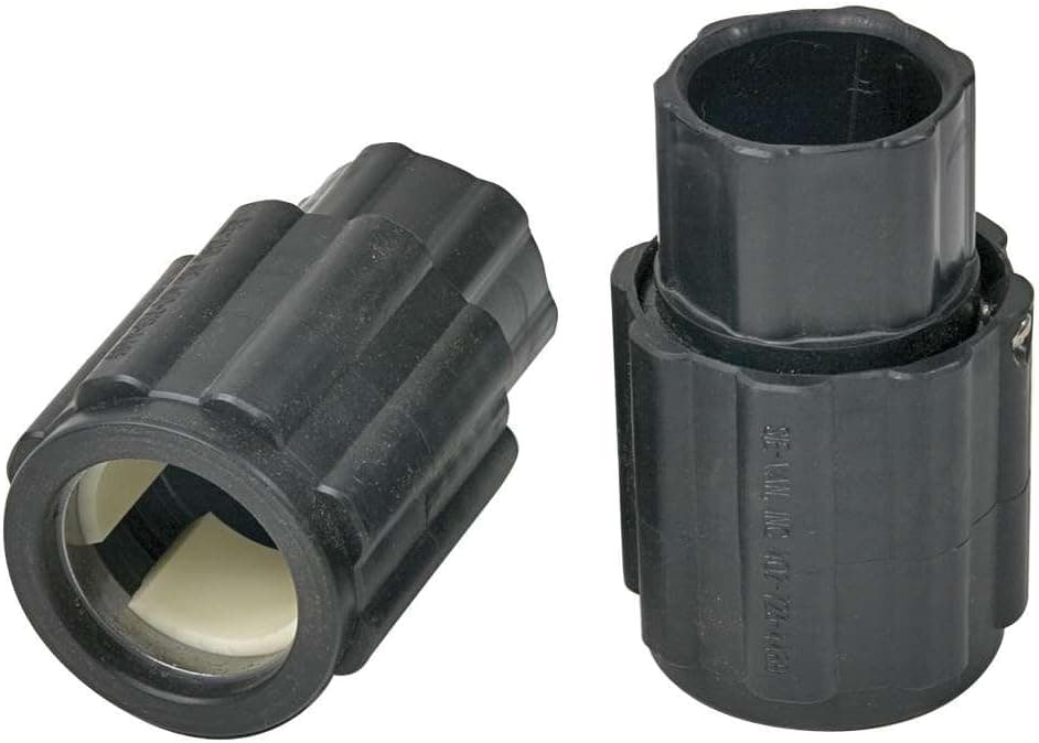 Power Systems Husker Power Locks, Compression Barbell Collars for Olympic Bars, 2-Pack, Black (50465)