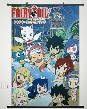 Fairy Tail Wall Scroll Poster Fabric Painting for Anime Key Roles 210 S