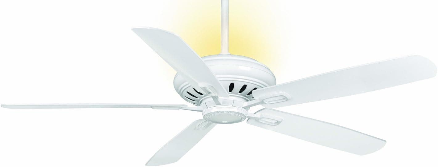 Casablanca Fan Company C31U11Z Holliston 60-Inch Ceiling Fan, Snow White Finish with Hi-Gloss Snow White Blades