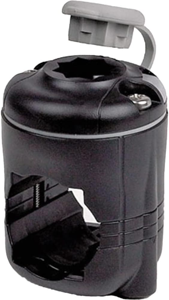 RAILBLAZA Kayak RailMount for 32-41mm (1.25-1.625in) Round or Square Rail with Self-Adhesive Grip Tape for Easy Installation, (Black)