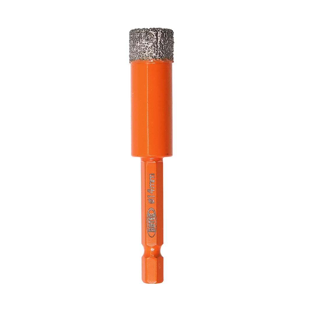 BGTEC Dry Diamond Drill Bits 1pc 3/5 Inch 14mm with Quick Change Hex Shank for Granite Marble Porcelain Tile Ceramic