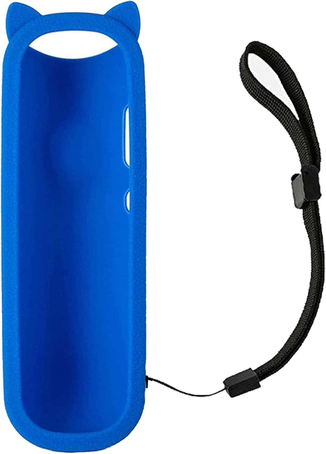 Protective Remote Case Cover for TCL Roku TV RC280 Remote Silicone Remote Control Skin Cover Cute Cat Ear Shape Shockproof Remote Holder with Wrist Strap (Blue)