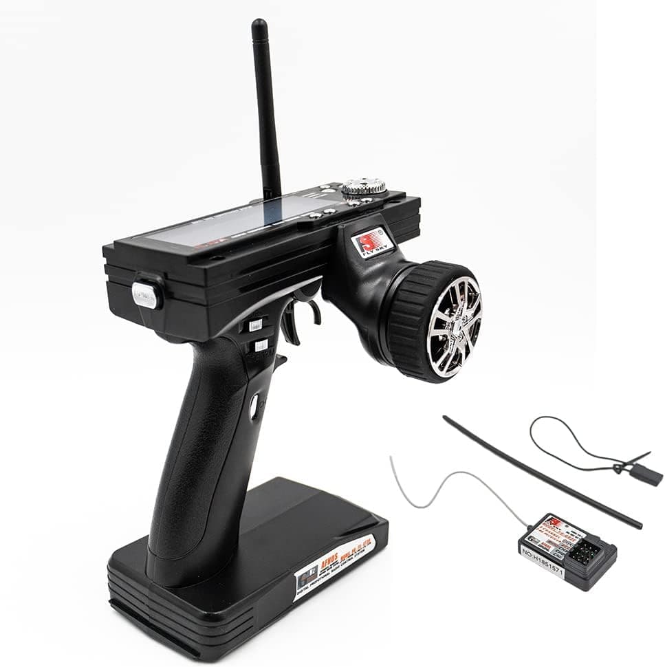 GoolRC Flysky FS-GT3B RC Radio Transmitter 2.4GHz 3 Channel LCD Remote Controller with FS-GR3E Receiver for RC Car Boat