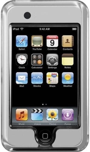iLuv Hard Shell Case with Aluminum Front for iPod touch 2G (Silver)